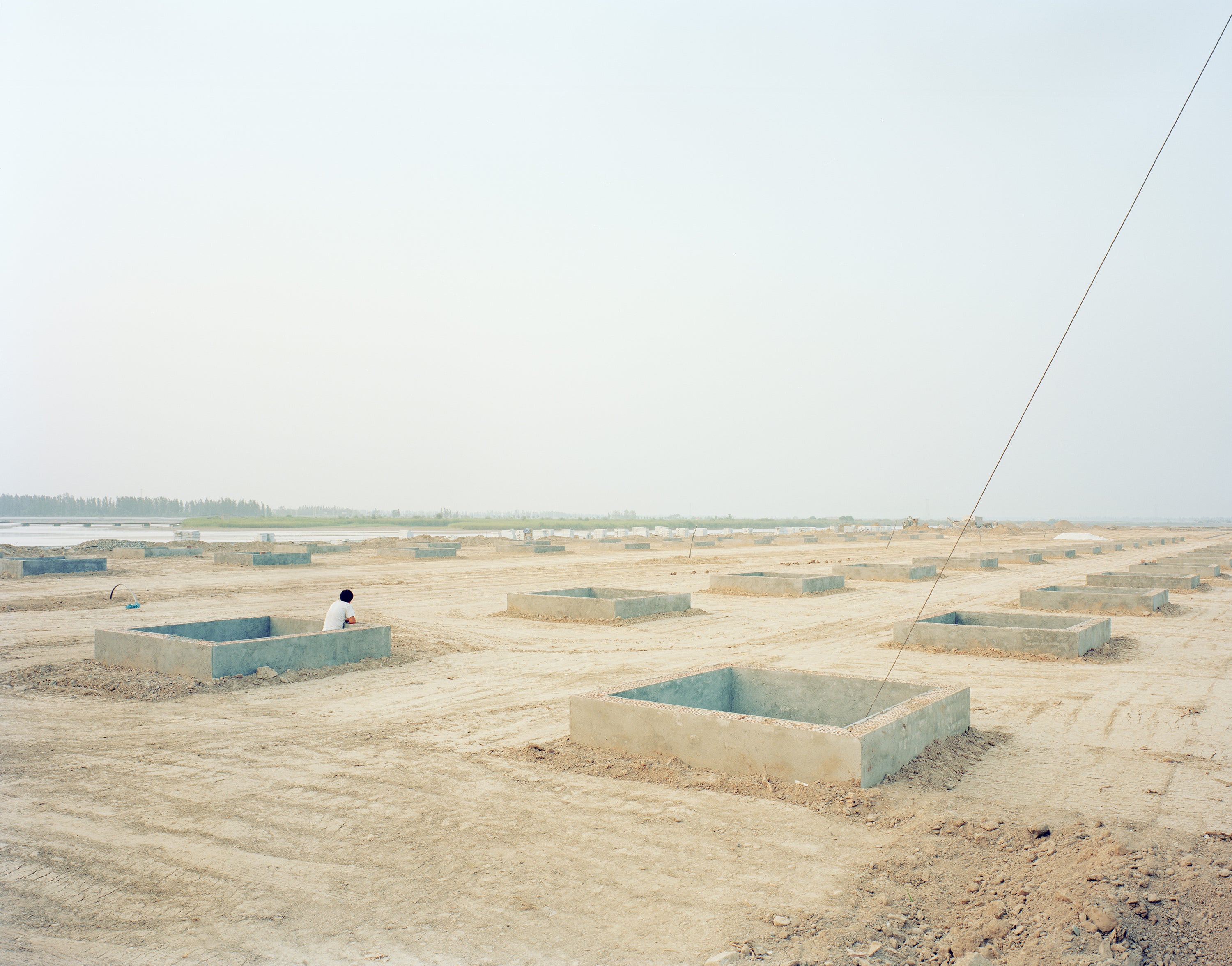 People Building the River Dikes, Summer